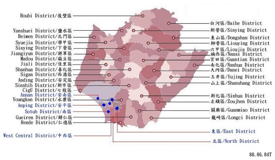 大台南市行政區